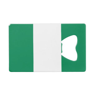 Steel Bottle Opener met vlag van Nigeria Creditkaart Flessenopener