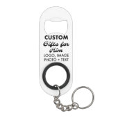 Steel Bottle Opener Sleutelhanger Custom Gifts voo Mini Flessenopener (Achterkant)