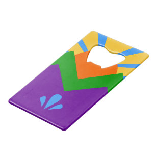 Steel Bottle Opener vlag van Manitou Springs Creditkaart Flessenopener