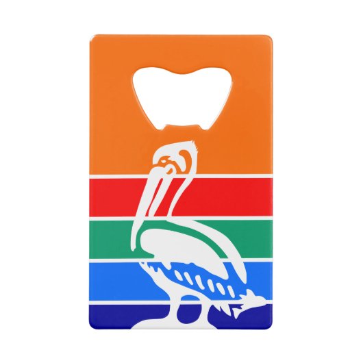 Steel Bottle Opener vlag van St. Petersburg Creditkaart Flessenopener (Voorkant)