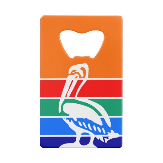 Steel Bottle Opener vlag van St. Petersburg Creditkaart Flessenopener (Achterkant)