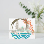 Steel Bridge Portland Briefkaart (Staand voorkant)