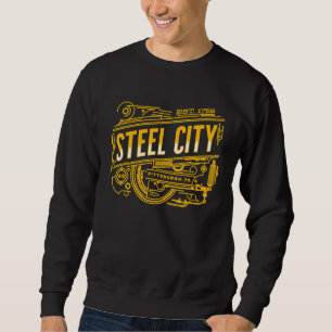 Steel City Pittsburgh Pennsylvania 412 Home Vintag Trui