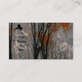 Steel Crow Art Grunge Visitekaartje