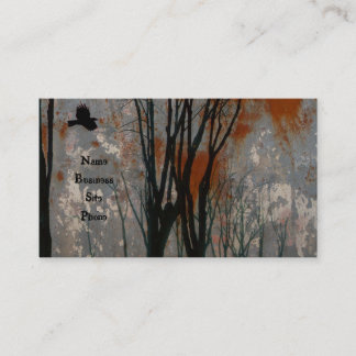 Steel Crow Art Grunge Visitekaartje