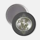 Steel Dragon Magnet (Voorkant / Achterkant)