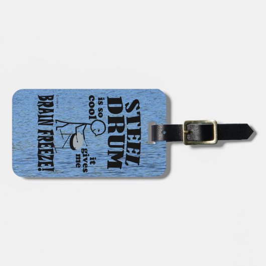Steel Drum, Brain Freeze Bagagelabel (Voorkant horizontaal)
