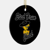 Steel Drum Chick #4 Keramisch Ornament (Rechts)