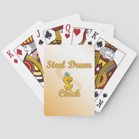 Steel Drum Chick Pokerkaarten (Achterkant)