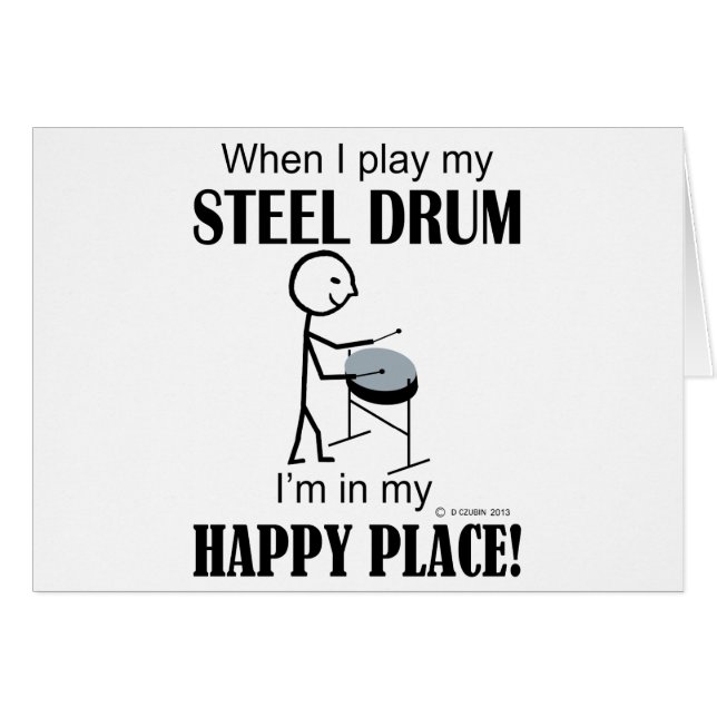Steel Drum Happy Place (Voorkant Horizontaal)