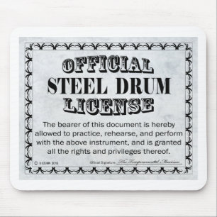 Steel Drum-licentie Muismat