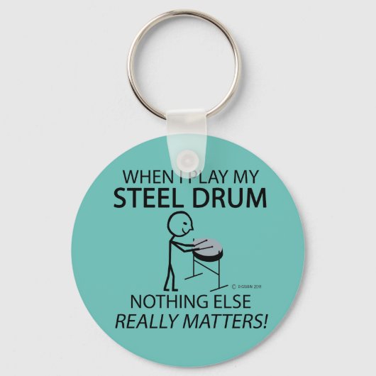 Steel Drum Niets anders Sleutelhanger (Voorkant)