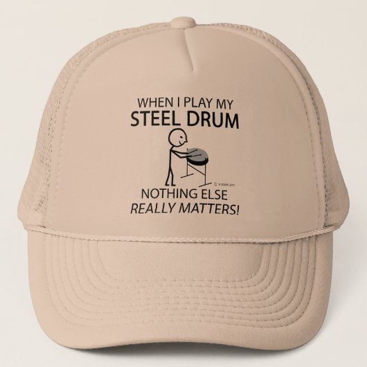 Steel Drum Niets anders Trucker Pet (Voorkant)