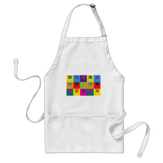 Steel Drums Pop Art Standaard Schort