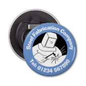 Steel Fabrication and Welding Business. Button Flesopener (Voorkant)