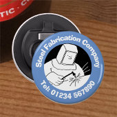 Steel Fabrication and Welding Business. Button Flesopener