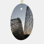 Steel Force and Thunderhawk Dorney Park Keramisch Ornament (Links)