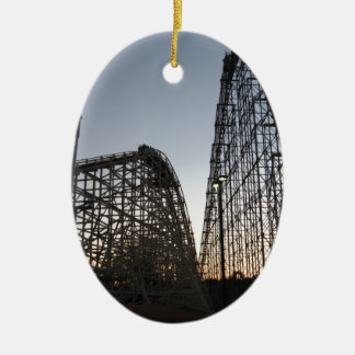 Steel Force and Thunderhawk Dorney Park Keramisch Ornament