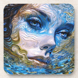 "Steel Gaze" - Vrouwen in het water Bier Onderzetter