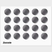 Steel Grey 2 Letter Monogram Wax Seal Stickers (Vel)
