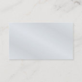 Steel Grey and Royal Blue Simple en Elegant Visitekaartje (Achterkant)