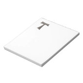 Steel Grey Kijk Franciscan Tau Cross Notitieblok (Linkerzijde)
