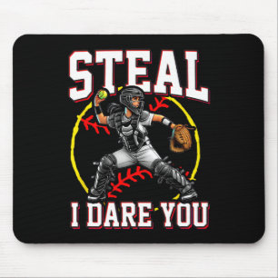 Steel I Dare You Zachte Vangst Ontwerp Voor Meisje Muismat