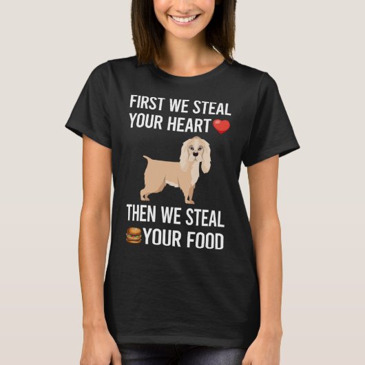 Steel Je Hart Cocker Spaniel 03 T-shirt (Voorkant)