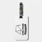 Steel Lijst Bike Appreciation Society Bagagelabel (Achterkant verticaal)