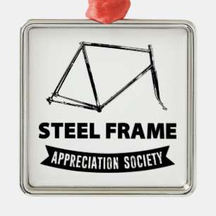 Steel Lijst Bike Appreciation Society Metalen Ornament