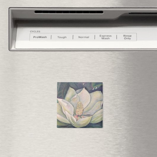 Steel Magnolia Magneet (Insitu (Vaatwasser))