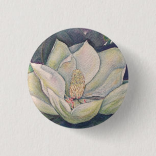 Steel Magnolia Ronde Button 3,2 Cm