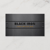 Steel Metal Bord TextureEngineering Visitekaartje (Voorkant)