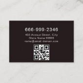 Steel Metallic Metal Works Welding Service Welder Visitekaartje (Achterkant)