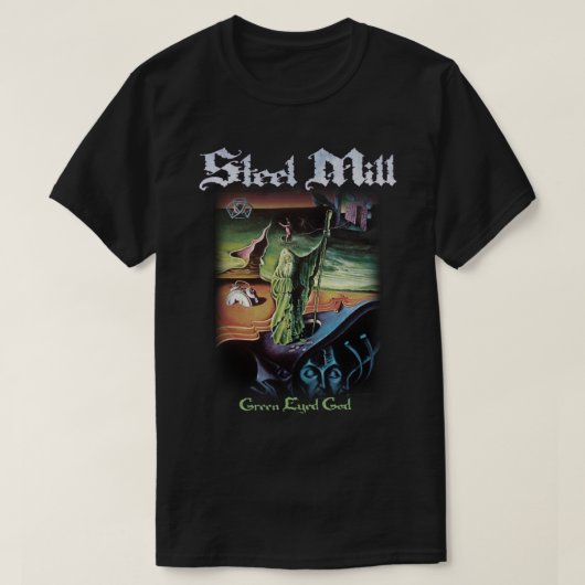 Steel Mill Green Eyed God Shirt! Essential T-Shirt (Design voorkant)