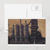 STEEL MILL U.S.A. BRIEFKAART (Voorkant / Achterkant)