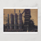 STEEL MILL U.S.A. BRIEFKAART (Voorkant)