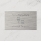 "Steel" Network Engineer Visitekaartjes (Voorkant)