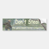 Steel niet bumpersticker (Voorkant)
