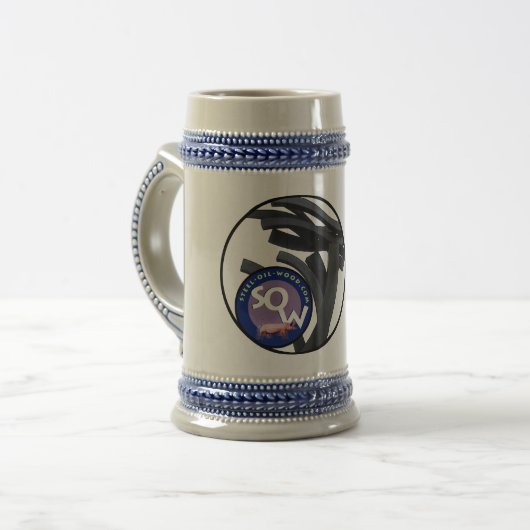 Steel-Oil-Wood.com Bierpul (Voorkant links)