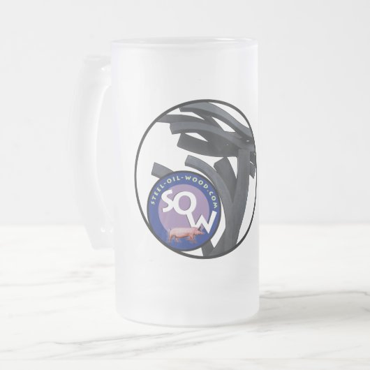 Steel-Oil-Wood.com Matglas Bierpul (Voorkant links)