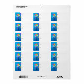 Steel Pan (steel Drums) Cadeau Labels (Full Sheet)