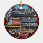 Steel Pier - Atlantic City Victoriaans Ornament (Achterkant)