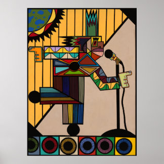 "Steel Pulse" van Ruchell Alexander Poster