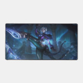 Steel Shadow Gaming Desk Mat | Assassin esthetiek (Voorkant)
