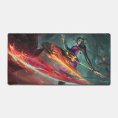 Steel Shadow Gaming Desk Mat | Assassin esthetiek (Voorkant)