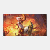 Steel Shadow Gaming Desk Mat | Assassin esthetiek (Voorkant)