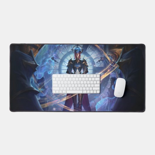 Steel Shadow Gaming Desk Mat | Assassin esthetiek (Keyboard & Muis)