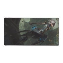 Steel Shadow Gaming Desk Mat | Assassin esthetiek