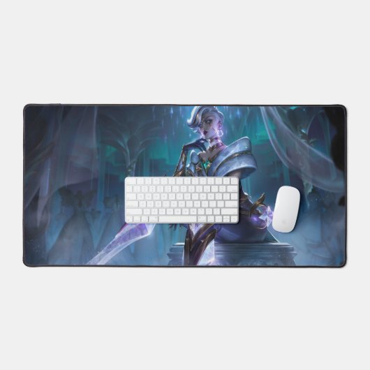 Steel Shadow Gaming Desk Mat | Assassin esthetiek (Keyboard & Muis)